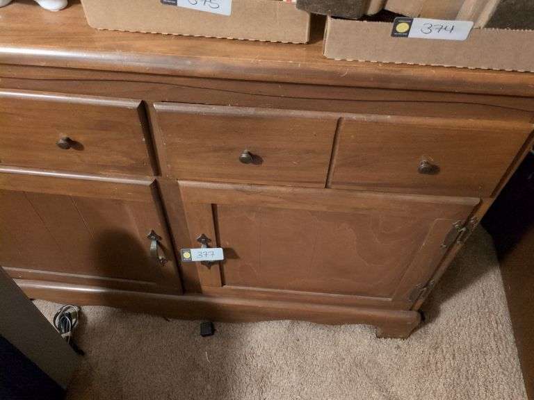Cabinet (30" x 40" x 16") and contents