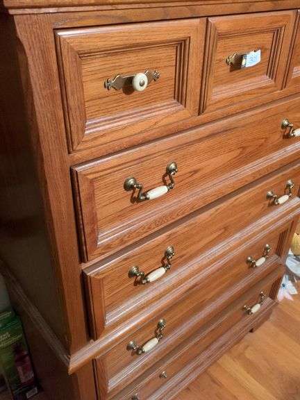 Dresser (50" x 42"x 19") and contents