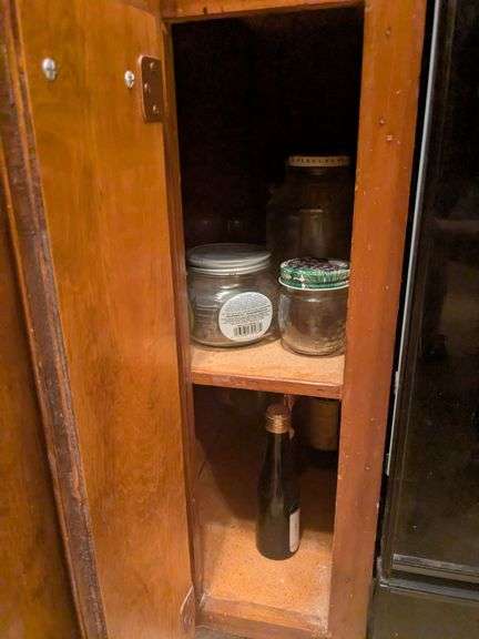 Mason jars and wine bottles image