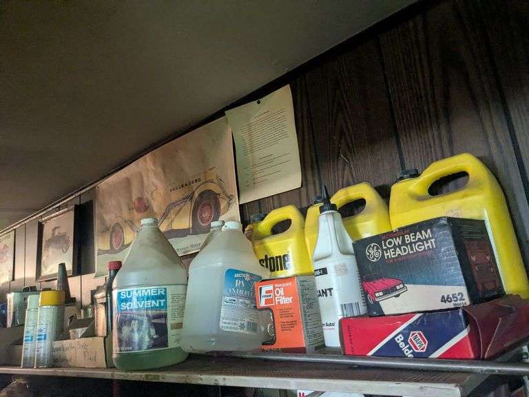 Oil filters, oil, headlight, windshield washers and misc. chemicals image