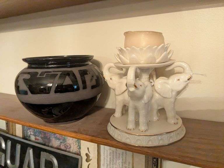 Lenox elephant promenade votive, Marica Adeliou bowl image