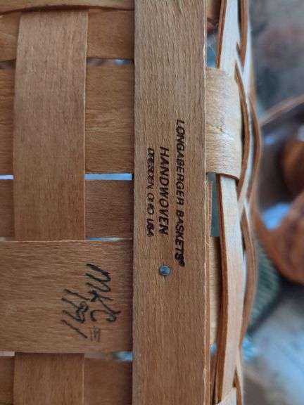 6 Longaberger baskets