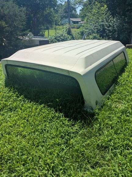 Vintage truck camper shell image