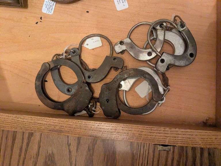 Metal handcuffs image