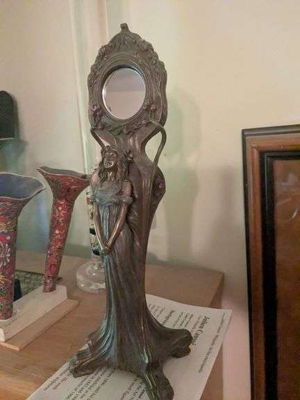 Art noveau female figure by french sculptor Julian Causse(1869-1914) image