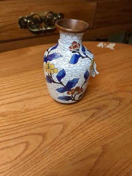 Cloisonne 1965 5" vase image