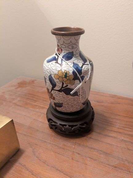 Cloisonne 1965 5" vase