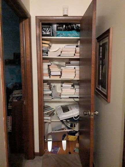 Entire contents of closet: collector books image