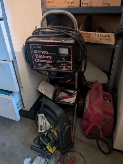 Sears 12 volt battery charger, Jump- Master jump starter and Black & Decker 12 volt jump starter image
