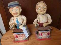 12" Charley Weaver Bartender without glasses and Charley Weaver Bartender 1962 12"