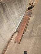 Metal rebar and car ramp scrap