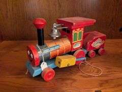 Fisher Price looky chug-chug 1949 pull toy