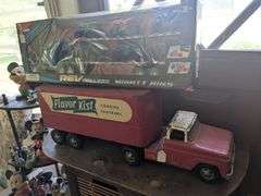 Tonka Flavor Kist tractor trailer, Hunson mighty rig (New in box)