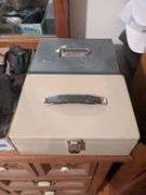 2 Lock boxes and contents