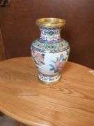 Cloisonne 9" vase