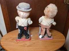 12" Charley Weaver Bartender without glasses and Charley Weaver Bartender 1962 12"