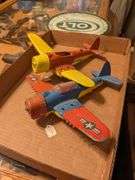 Hubley American eagle toy airplane, Hubley navy fighter bomber