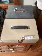 2 Lock boxes and contents