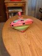 Ohio Art tin top #36, Ohio Art top #304a135, J. Chein tin top, with shelf 31"x10"10"