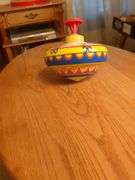 Ohio Art tin top #36, Ohio Art top #304a135, J. Chein tin top, with shelf 31"x10"10"