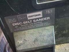 Craftsman Disc Belt Sander 2.0 amp model #572.247600