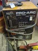 Pro-arc model 1150b welder 115v 100 amp, tow chain