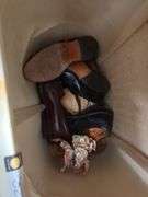 Cowboy boots laundry hamper