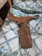 Hubley Gabriel Pony Boy cap pistol with leather holster