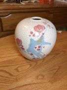 Napcoware Lady Head Vase w/ pearls, MF Alpacca Ind-Arg Yurba Mate Tea Gord, Japanese Vase