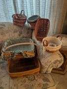 6 Longaberger baskets