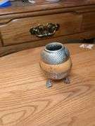 Napcoware Lady Head Vase w/ pearls, MF Alpacca Ind-Arg Yurba Mate Tea Gord, Japanese Vase