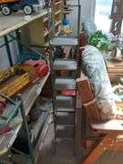Wooden 3 drawer sliding file, 2 decorative metal stands, large metal vase