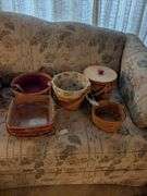 5 Longaberger baskets