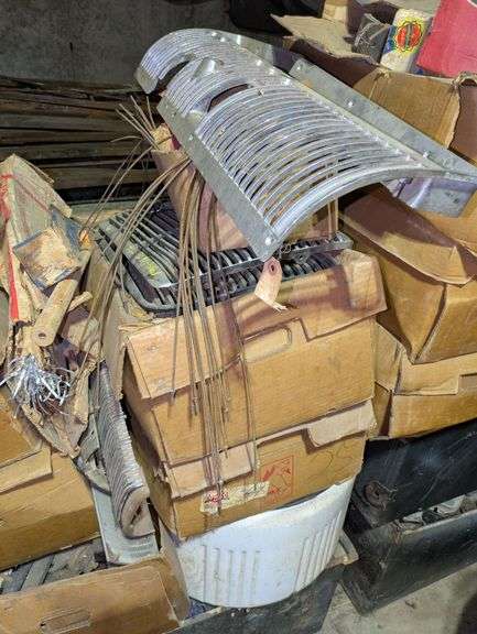 Two Vehicle Parts Boxes and Bucket image
