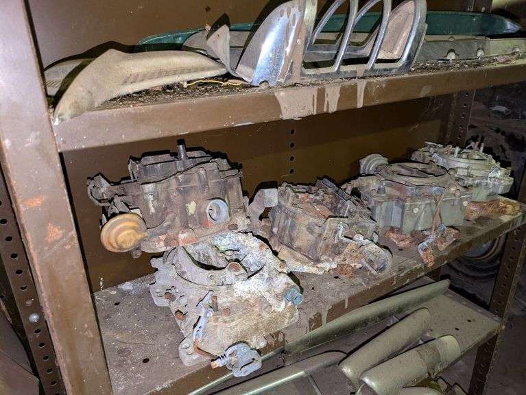 Shelf of Vehicle Parts image