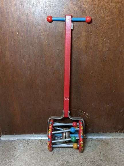 Vintage The Gong Bell roller toy image