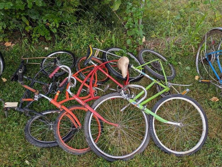 Four Vintage Bicycles image