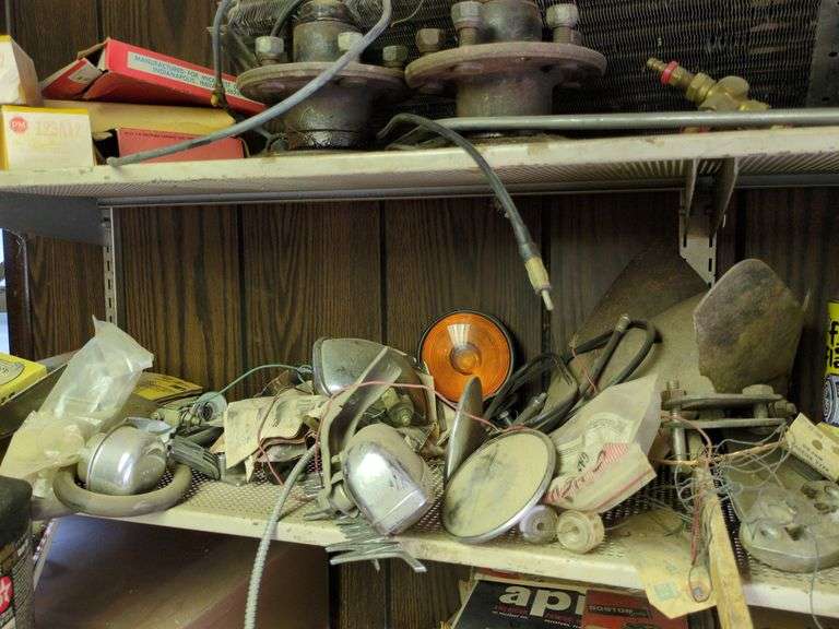Shelf of Garage Items image