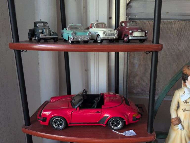 1989 Porsche 911 Speedster and 4 Hallmark vehicle replicas image