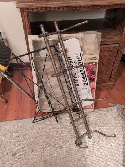 Timex display case, hand tool rack and misc racks image