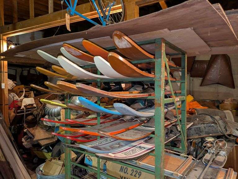 Rack of Skis - Top Rack image