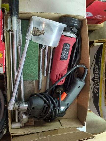 Wrenches, Drill, and Grinder image