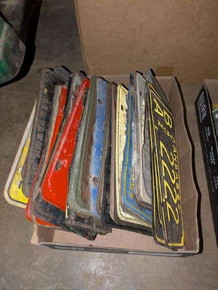 Vintage License Plates image