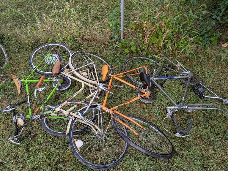 Four Vintage Bicycles image