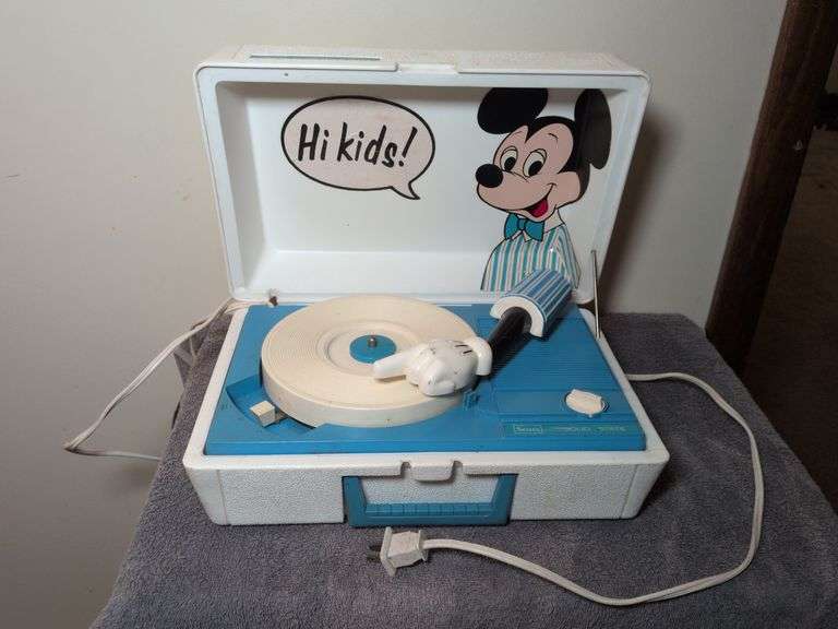 Walt Disney Mickey Mouse Record Player made by Sears image
