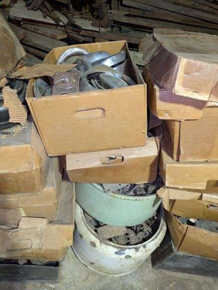 Two Vehicle Parts Boxes and Two Parts Buckets image