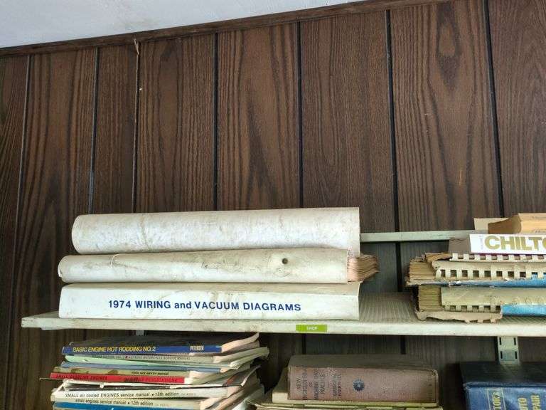 Shelf of Auto Diagrams image