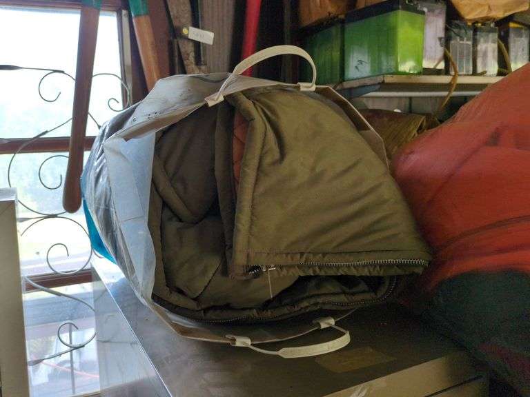 Sleeping Bag, Reflective Coat, and Misc image