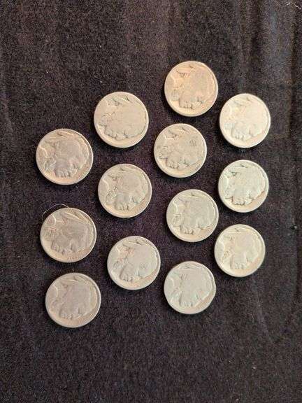 13 Indian head nickels image