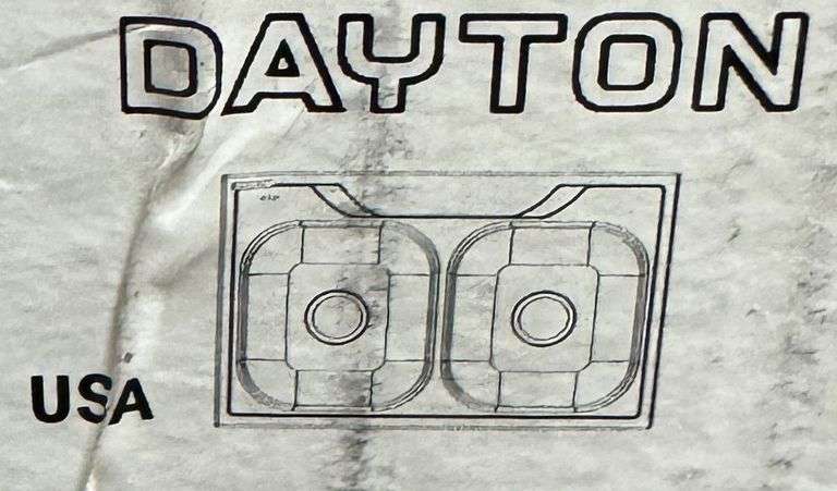 Dayton® Stainless Steel Double Bowl Drop-in Sink